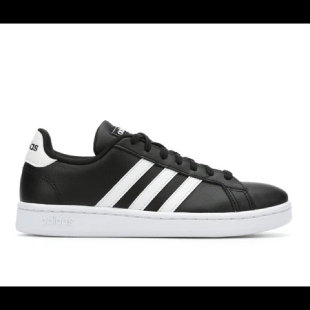 Adidas Black Cloudfoam Tennishoes